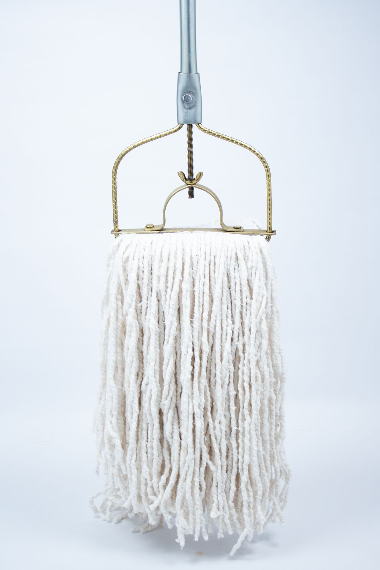 close up of a clean mop